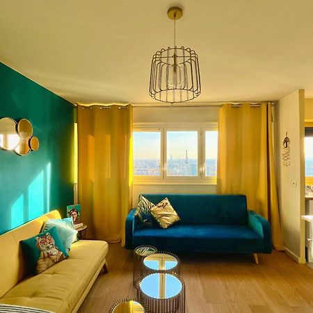 Vue Panoramique Sur Paris : Sublime Appartement Au Centre De Courbevoie Kültér fotó