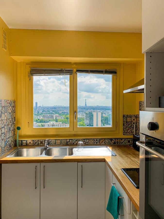 Vue Panoramique Sur Paris : Sublime Appartement Au Centre De Courbevoie Kültér fotó