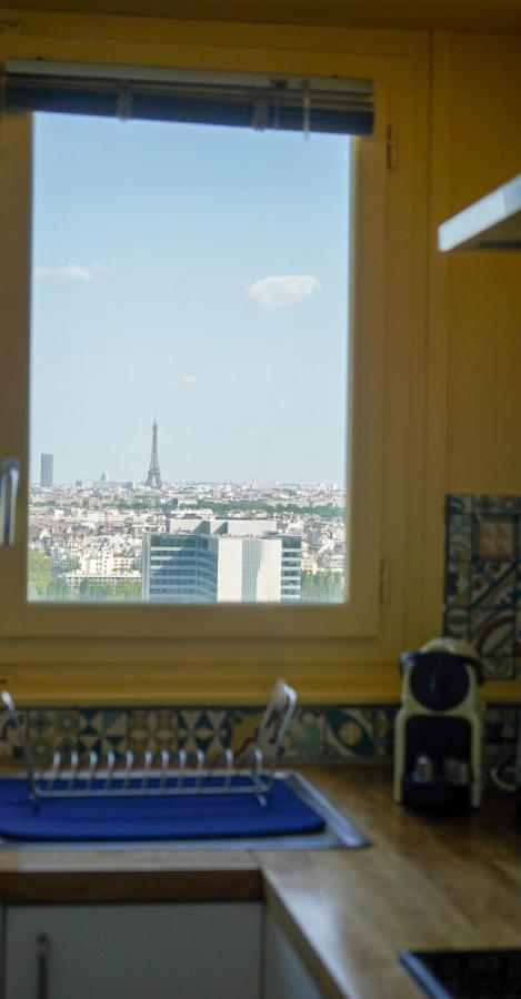Vue Panoramique Sur Paris : Sublime Appartement Au Centre De Courbevoie Kültér fotó