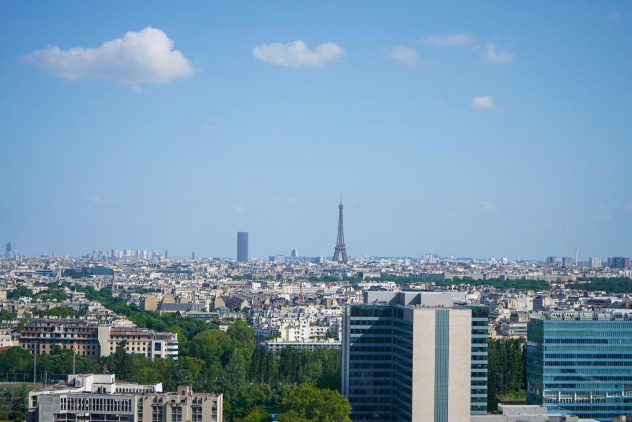 Vue Panoramique Sur Paris : Sublime Appartement Au Centre De Courbevoie Kültér fotó