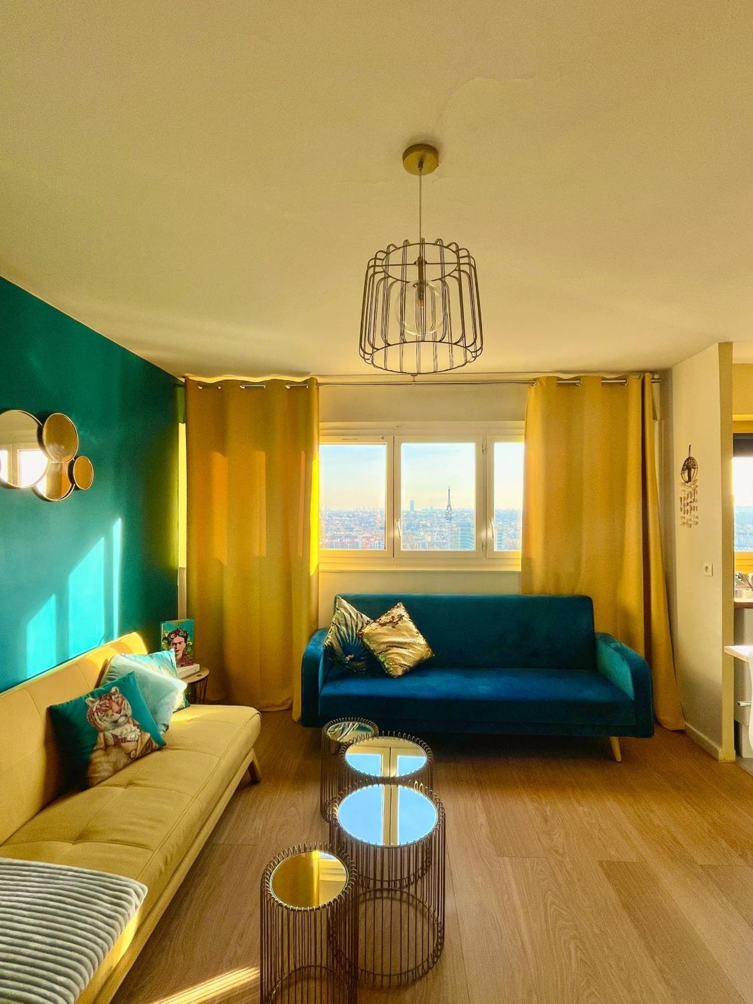 Vue Panoramique Sur Paris : Sublime Appartement Au Centre De Courbevoie Kültér fotó